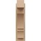 Ekena Millwork 6-in W x 12-in D x 24-in H Balboa Block Rough Cedar Woodgrain TimberThane Outlooker, Primed Tan OUTUR060X12X24BOA44RCPR - alternate 4